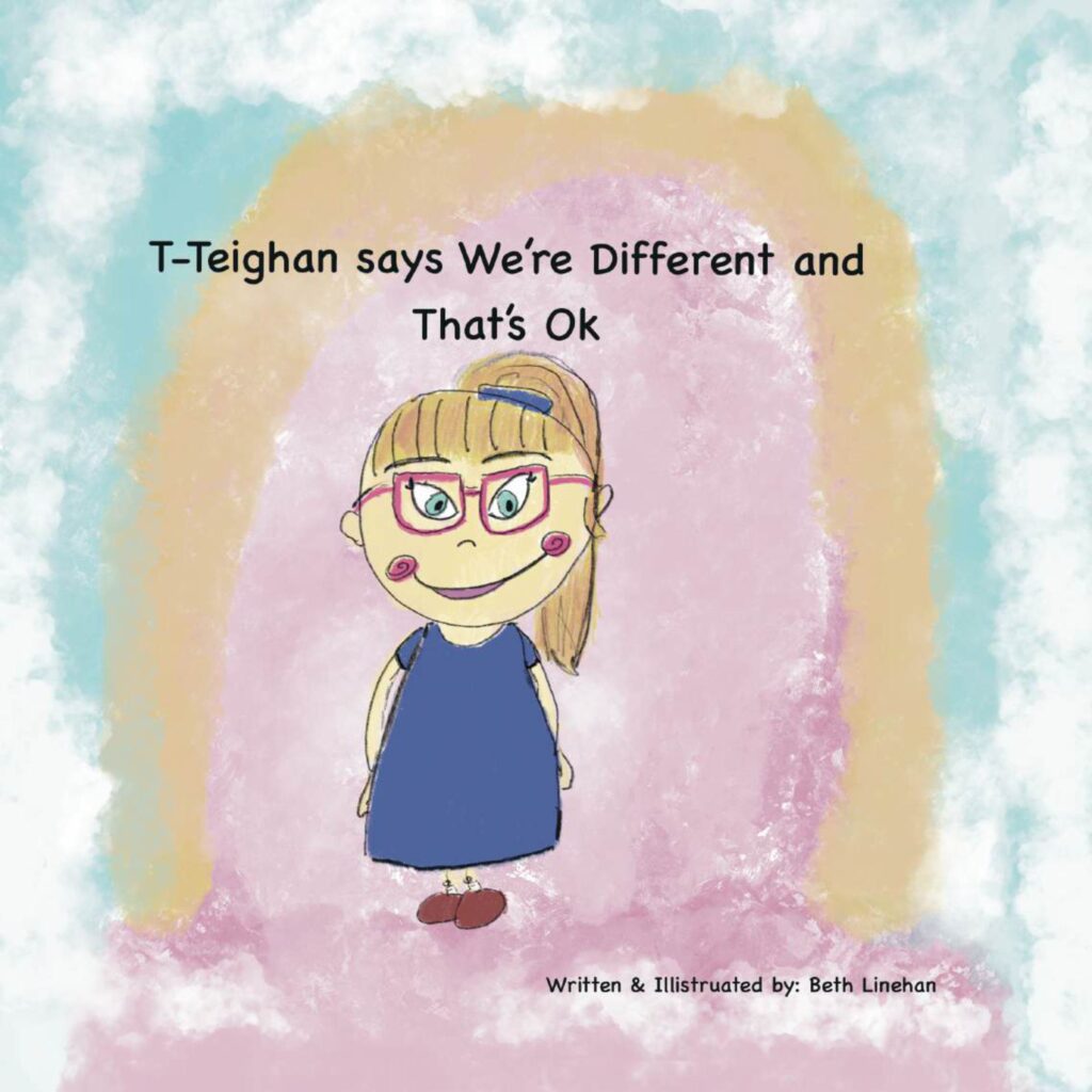 Cover of T-Teighan Says We’re Different and That’s Ok, second edition